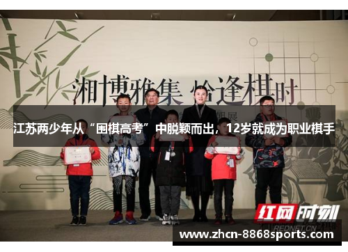 江苏两少年从“围棋高考”中脱颖而出，12岁就成为职业棋手